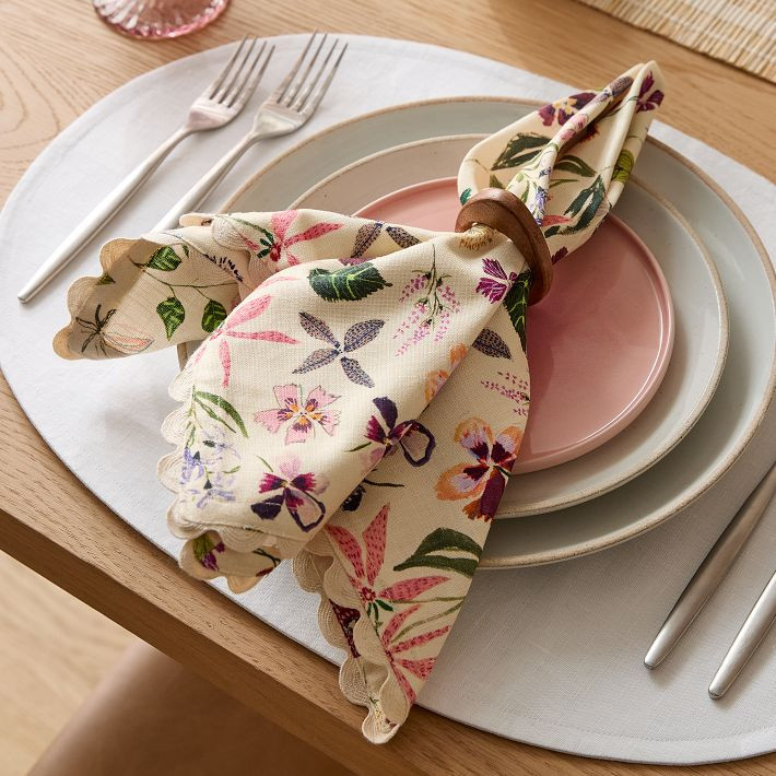 Lulie Wallace Floral Napkins | West Elm (US)
