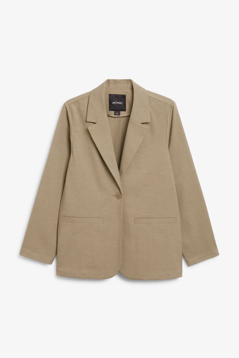 Structured single breasted blazer | H&M (UK, MY, IN, SG, PH, TW, HK)