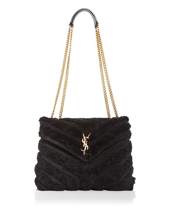 Loulou Suede & Shearling Shoulder Bag | Bloomingdale's (US)