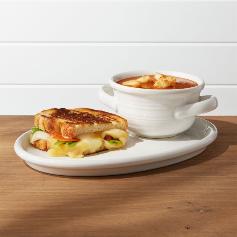 Farmhouse Soup and Sandwich, 2-Piece Set + Reviews | Crate and Barrel | Crate & Barrel