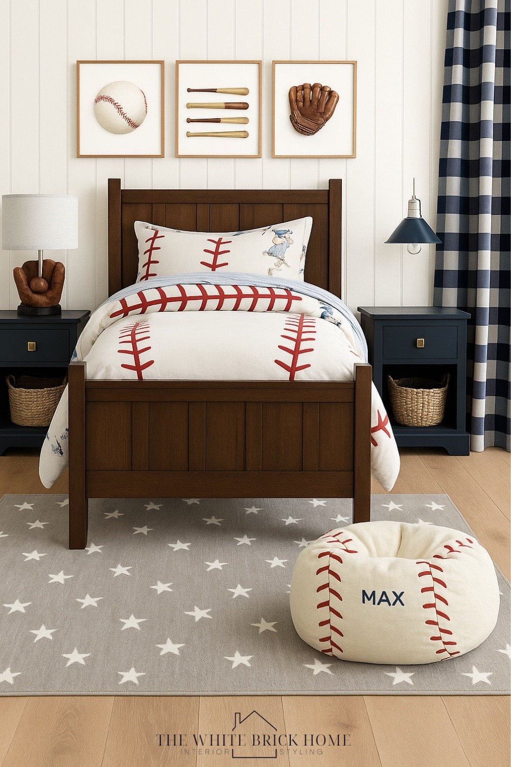 This all-star baseball bedroom hits a home run with its playful details and cozy, sporty charm that any fan will love. 

Boys room, boys bedroom, kids room, kids bedroom, room decor, bedroom, boys room baseball, boys room design, boys room decor ideas, boys room bed, boys room wall art, boys room rug, boys room bean bag, boys room area rug, boys room curtains, boys room table lamp, boys room bedding, boys room wall art, boys room home decor, home design, wall sconce, boys room lighting, boys room theme, boys room curtains, baseball, baseball room, sports, sports room, baseball boys room, pottery barn kids, Wayfair 

#LTKGiftGuide #LTKKids #LTKHome