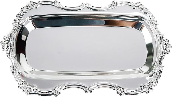 Quluxe Small Vintage Trinket Dish Jewelry Tray Perfume Organizer Tray for Wedding Photographer De... | Amazon (US)