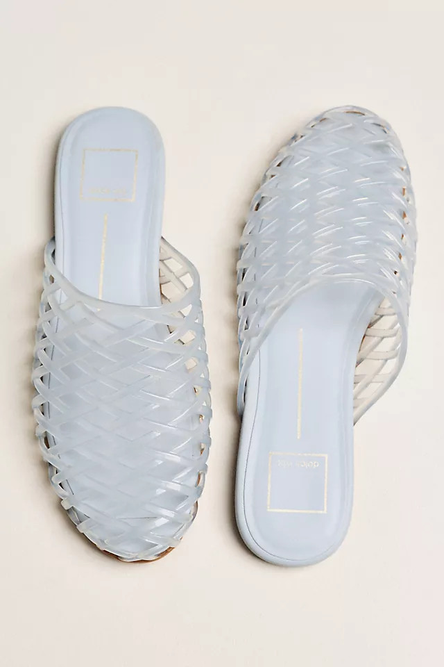Gina Woven Jelly Mules | Anthropologie (US)