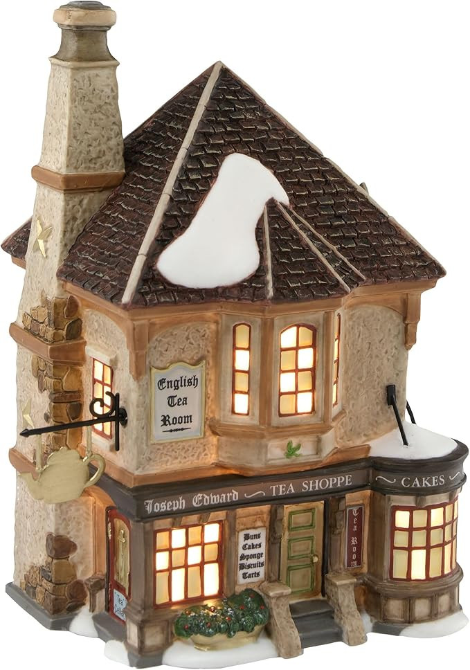 Department 56 Dickens' Village Joseph Edward Tea Shoppe , 7.36 Inch | Amazon (US)
