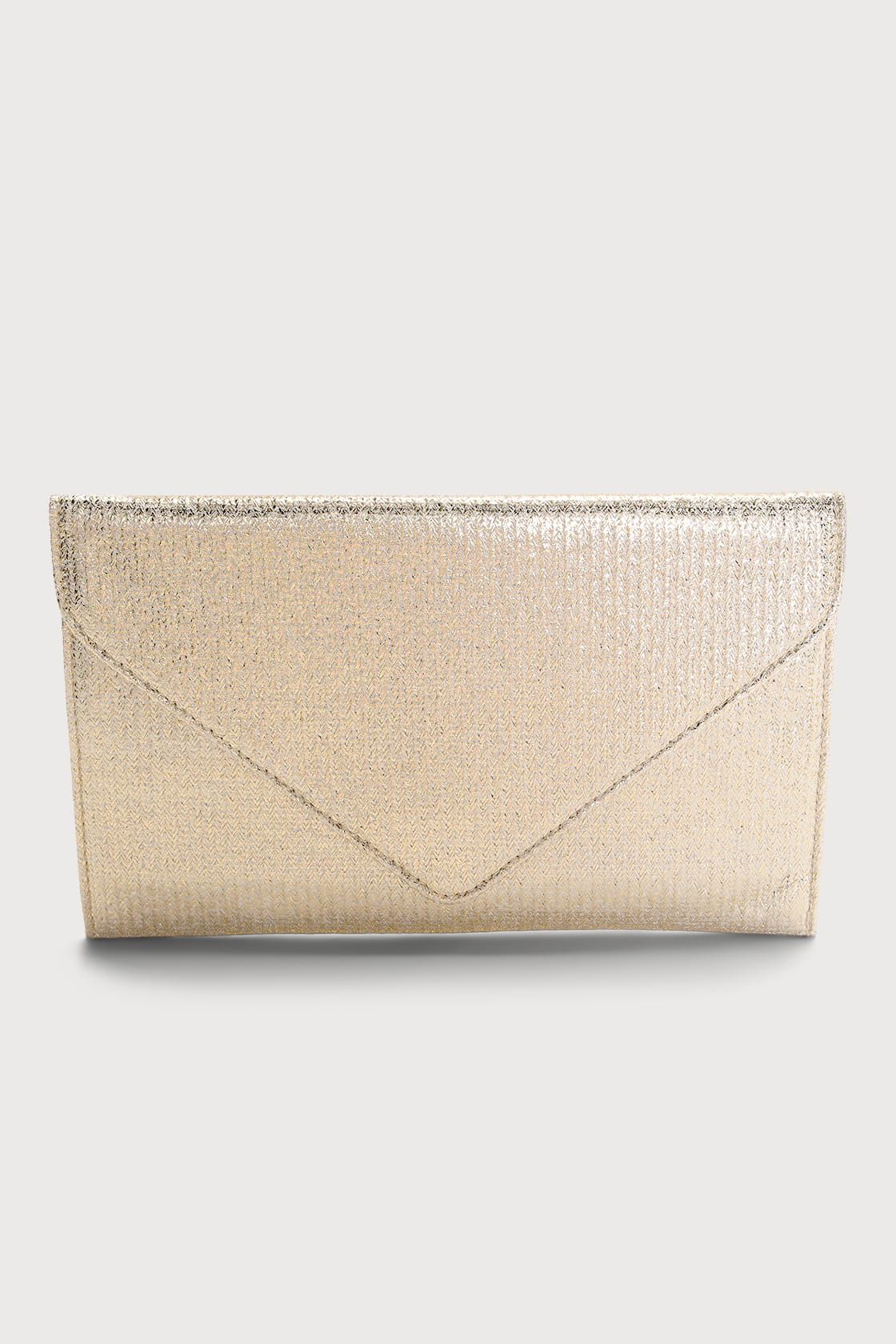 All that Glitters Gold Woven Envelope Clutch | Lulus (US)