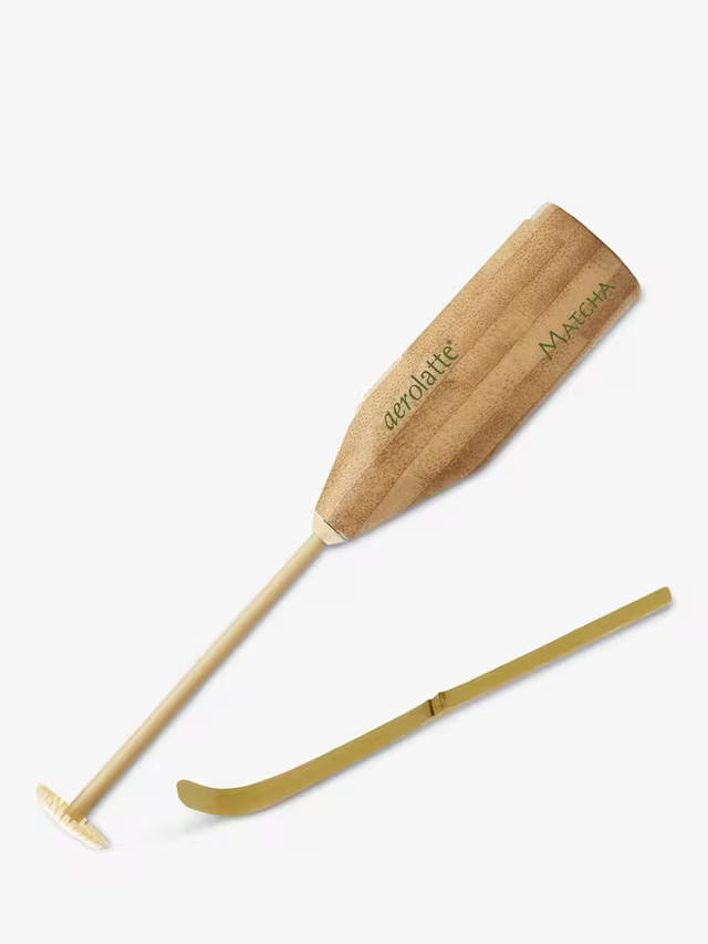 aerolatteMatcha Battery Powered Tea Whisk/Frother with Bamboo Handle | John Lewis (UK)