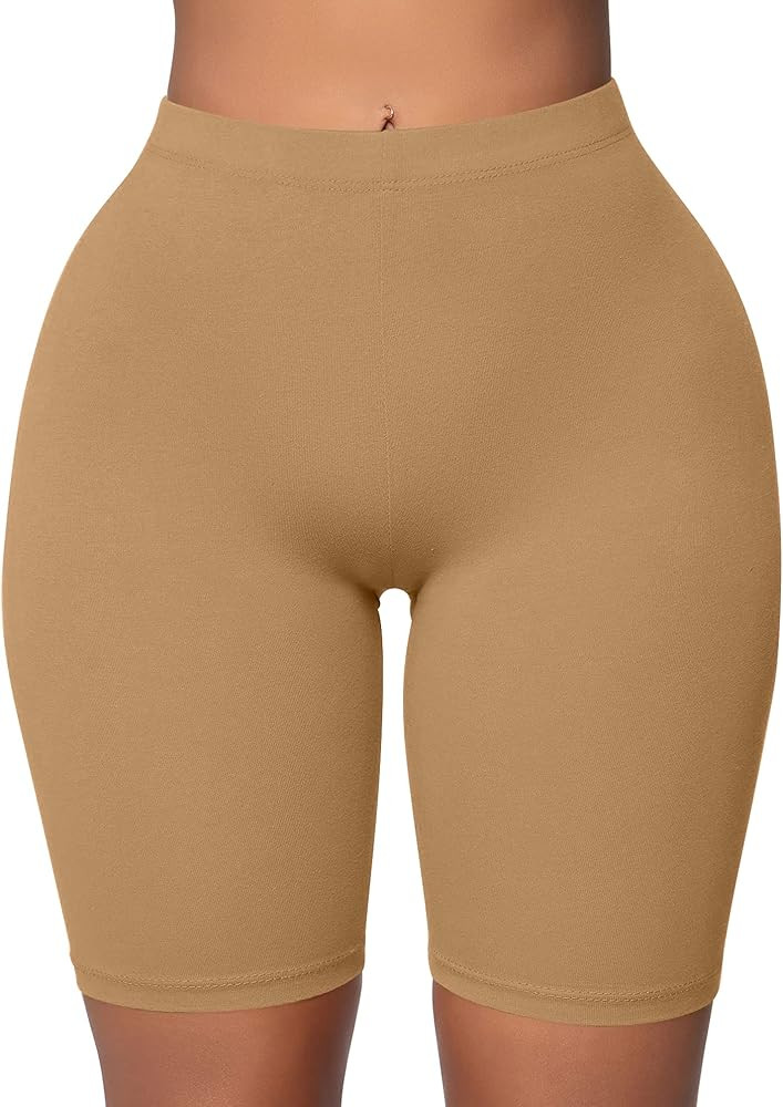 BORIFLORS Women's Sexy Athletic Workout High Waist Gym Biker Shorts | Amazon (US)