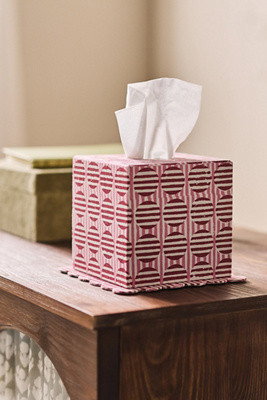 Inner Child Scallop Printed Tissue Box | Anthropologie (US)