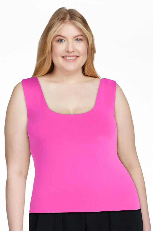 Scoop Women's Sleeveless Scoop Neck Contour Top, Sizes XS-XXL | Walmart (US)