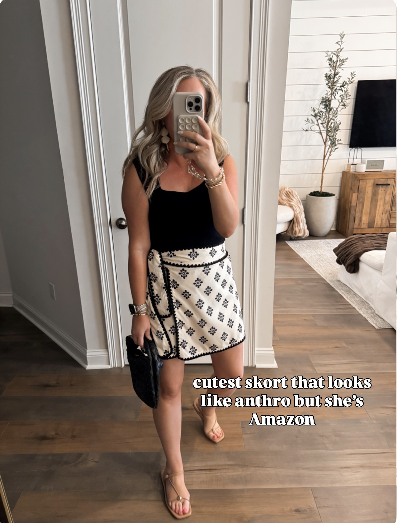 Look for less vacation outfit 🖤 Wearing a M in skort.

Wrap skort, neutral look, vacation ready, styled outfit, Anthropologie look for less, tank top, beach vacation, spring and summer style, affordable women's clothing. 
 

 #LTKootd #LTKPetite #LTKTravel