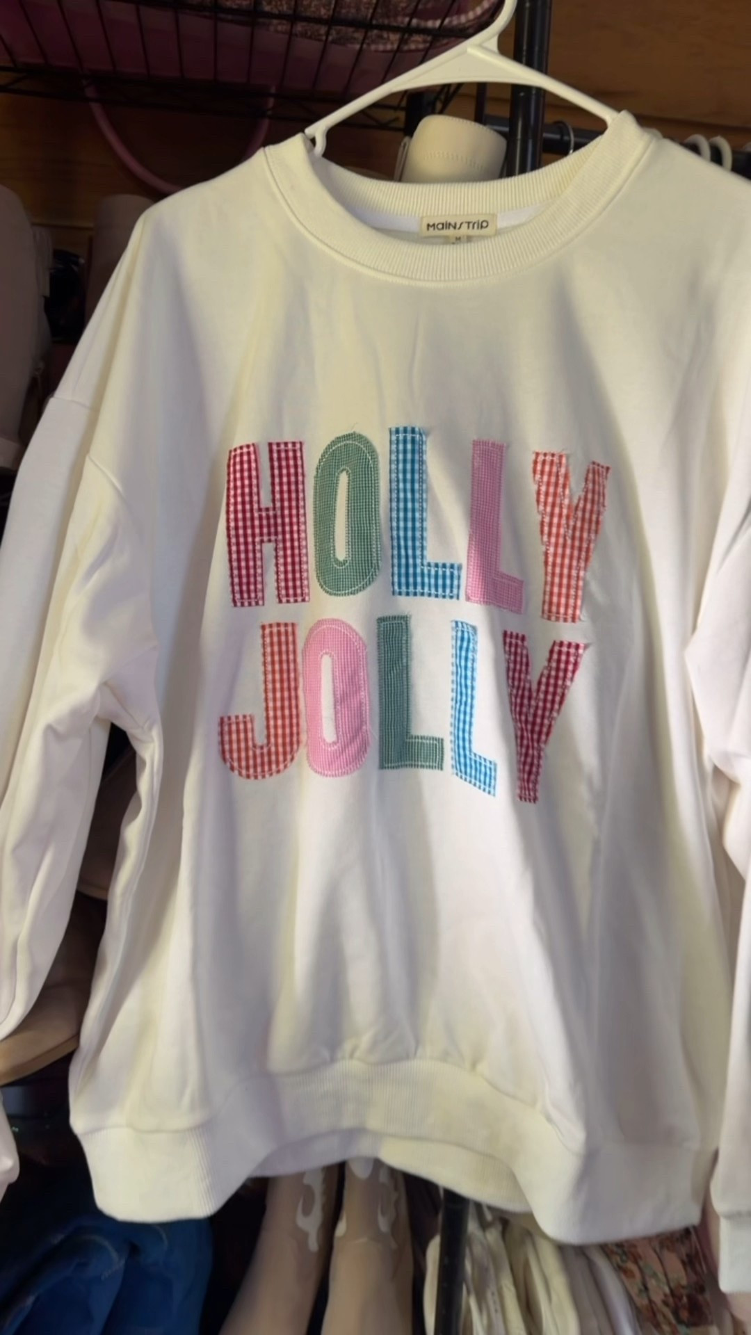 This Holly Jolly crewneck is almost sold out! The colors are a good twist on traditional Christmas colors 

#LTKSeasonal #LTKGiftGuide #LTKHoliday