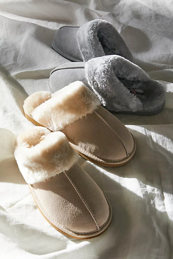 Minnetonka Chesney Slipper by Minnetonka at Free People, Stone, US 7 | Free People (Global - UK&FR Excluded)