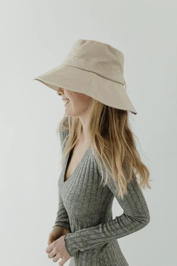 Chandler Linen Bucket Hat | Gigi Pip