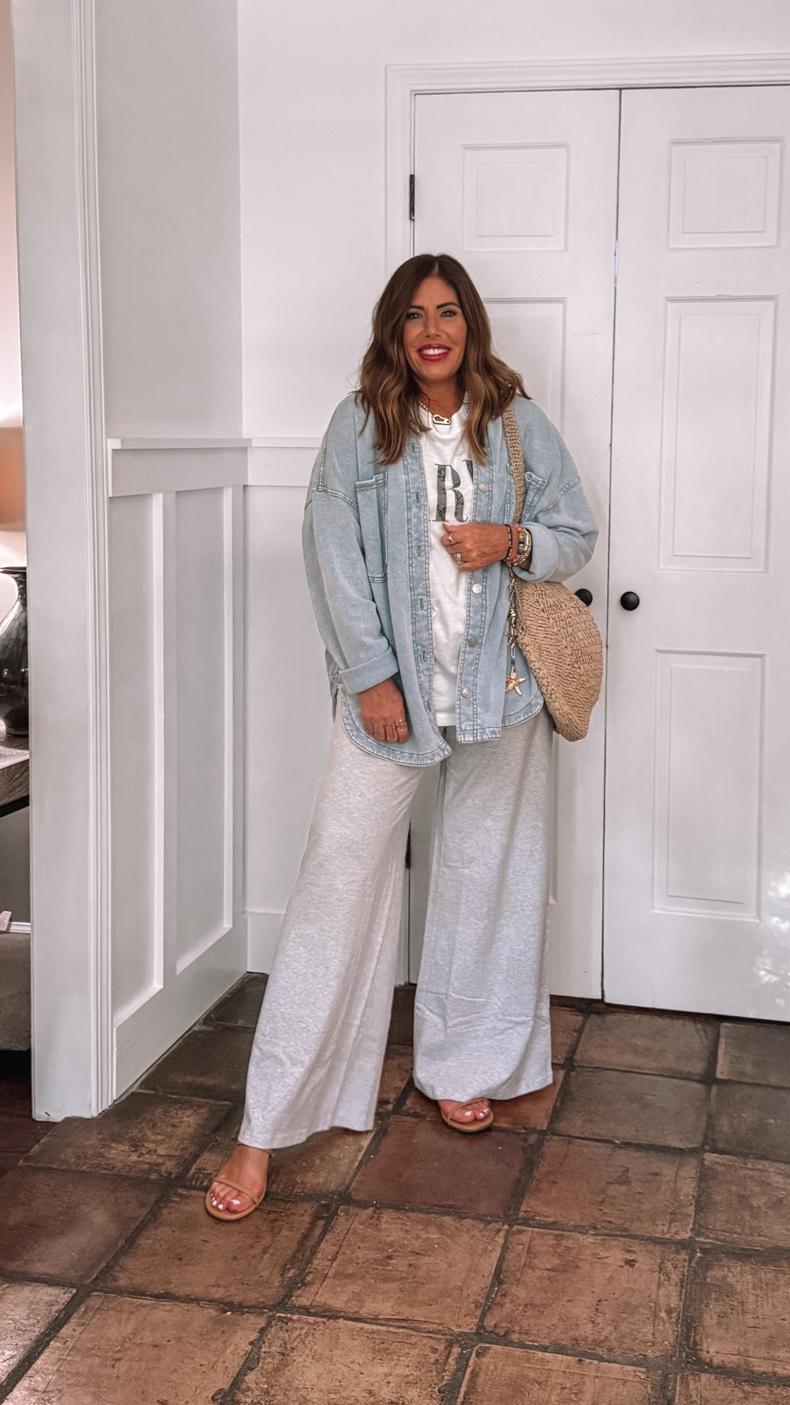 Comfy travel fit

Jacket - large
Tee- medium
Pants- medium 
Sandals -tts


#LTKOver40 #LTKFindsUnder50 #LTKStyleTip