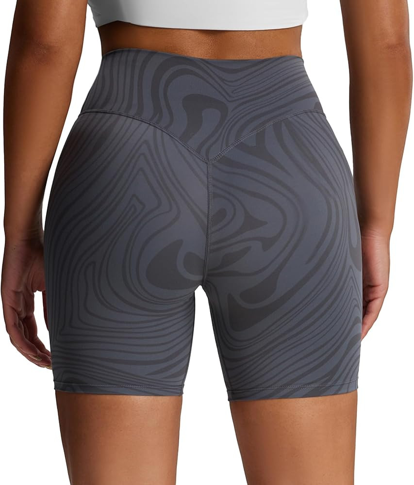 Aoxjox Metamorph Workout Biker Shorts for Women Tummy Control High Waisted Athletic Gym Running D... | Amazon (US)