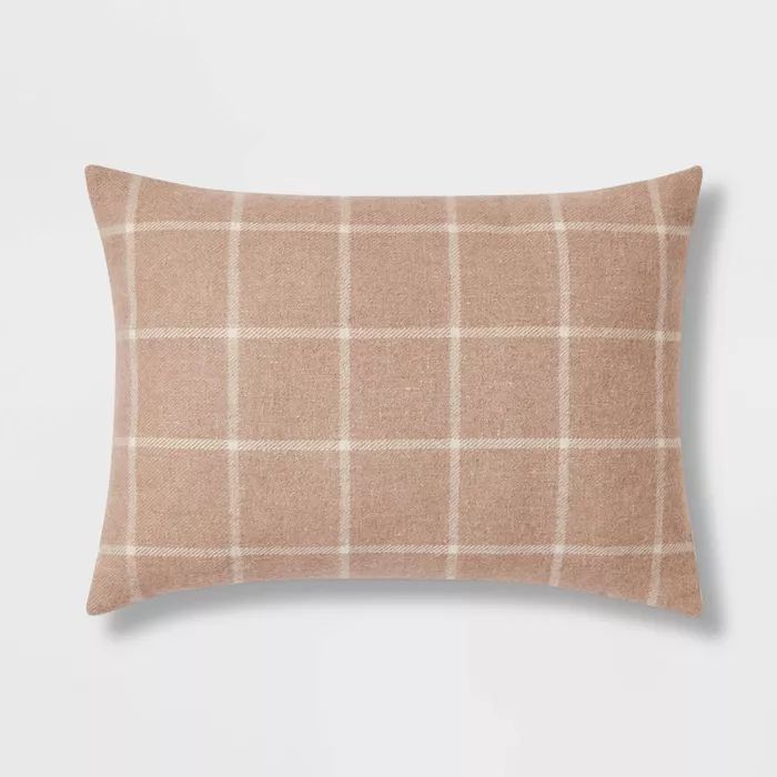 Windowpane Plaid Throw Pillow - Threshold™ | Target