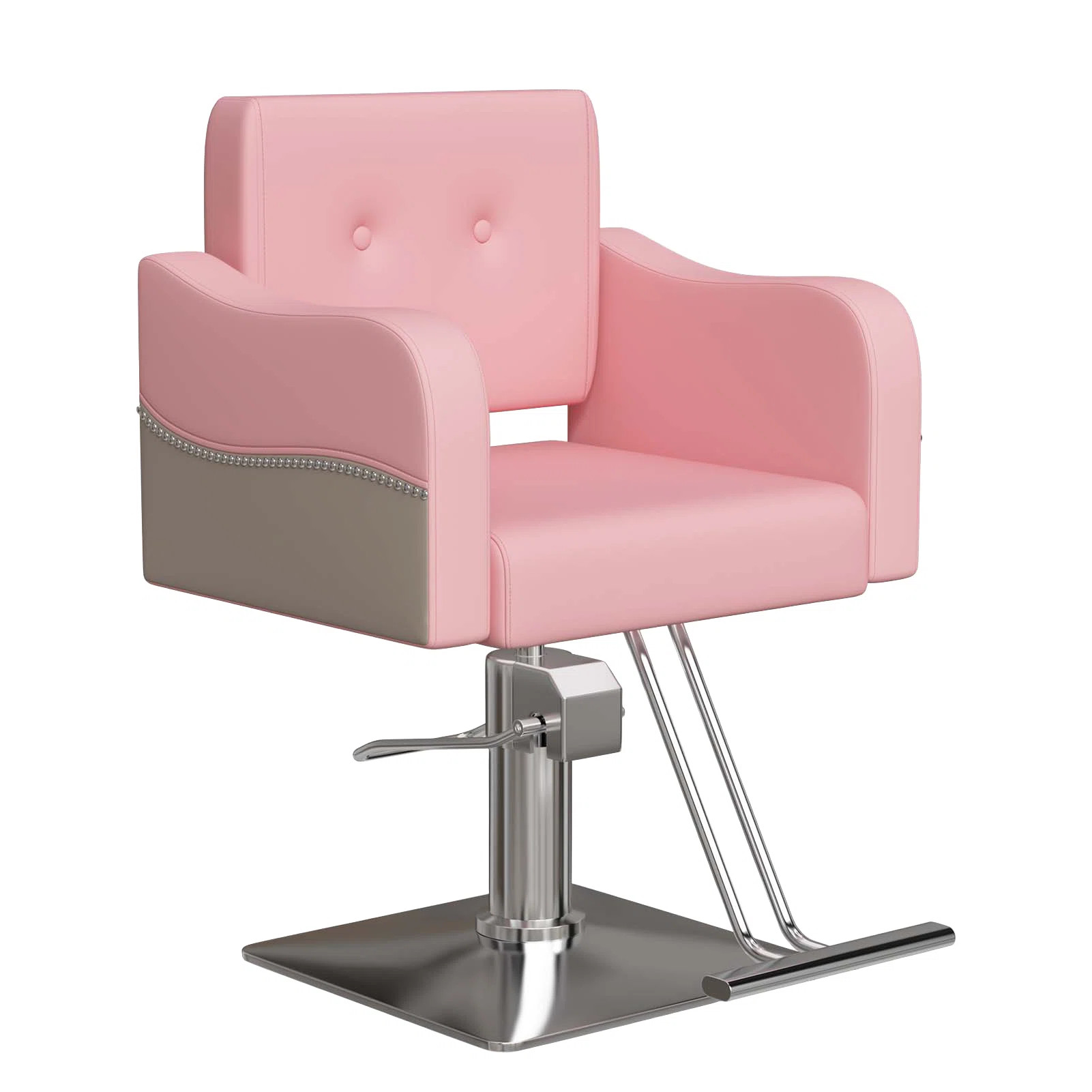 Salon Chair,barber Chair For Hair Stylist,height Adjustable Stylist Chairs With Pu Leather,360°s... | Wayfair North America