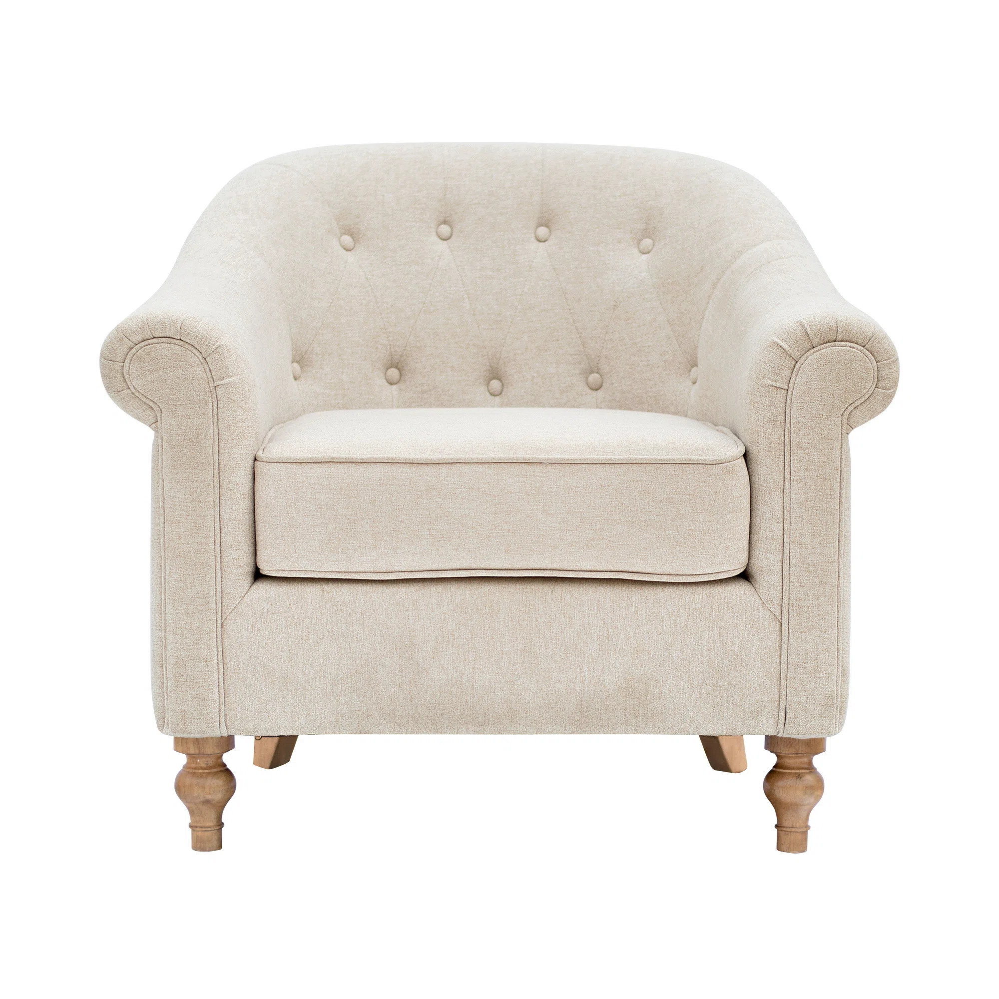 Bedford Fayette Tufted Accent Arm Chair | Wayfair North America