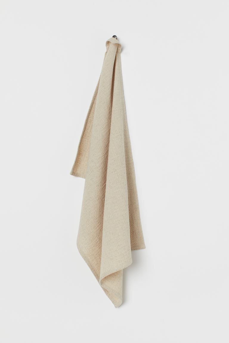 Large Linen-blend Tea Towel | H&M (US)
