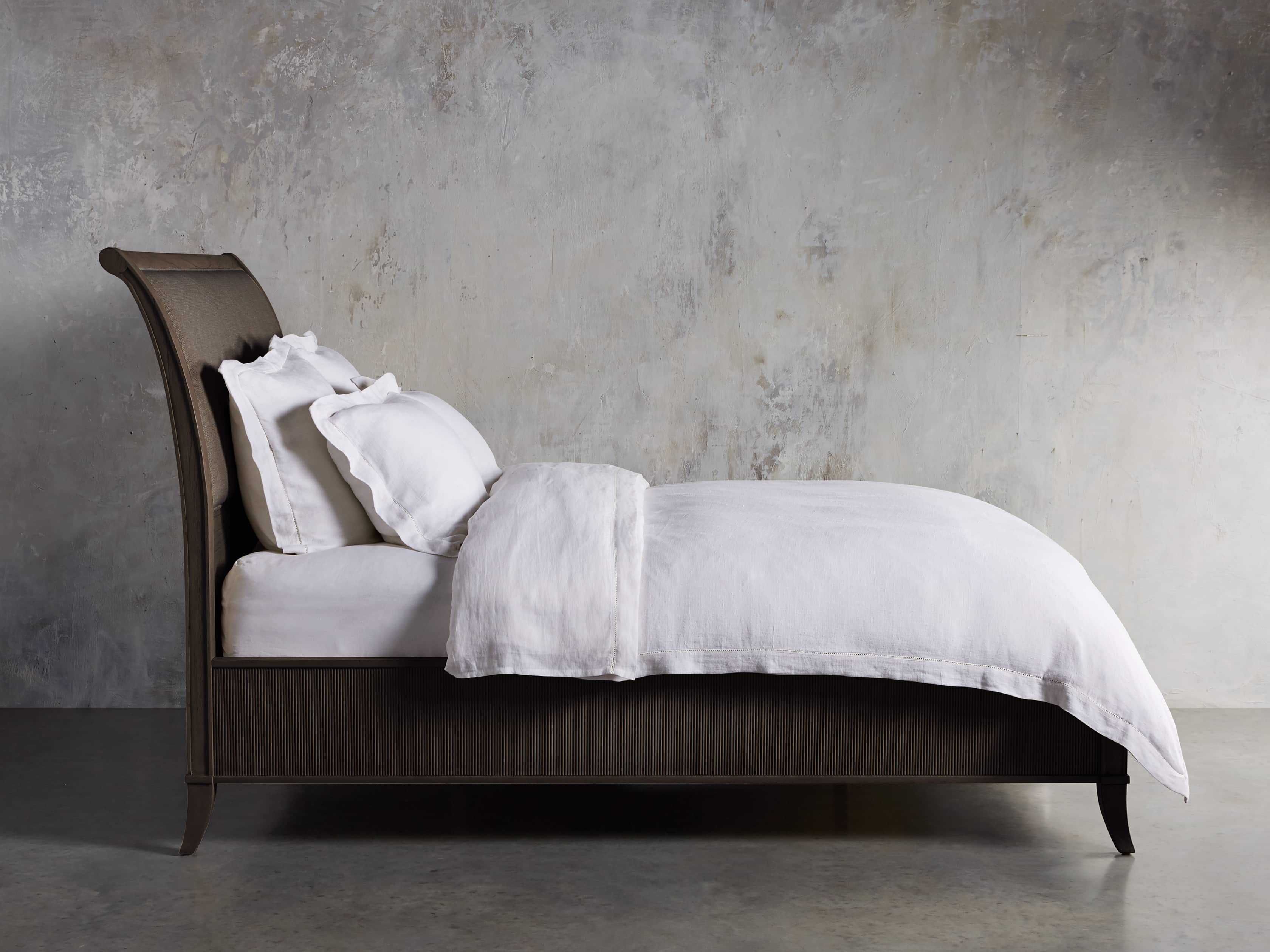 Pearson King Bed in Bastian Brown | Arhaus