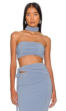 Camila Coelho Serena Top in Periwinkle Blue from Revolve.com | Revolve Clothing (Global)