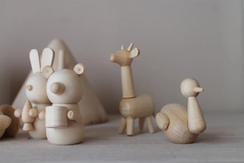 Montessori baby toys - Animals | Etsy (US)