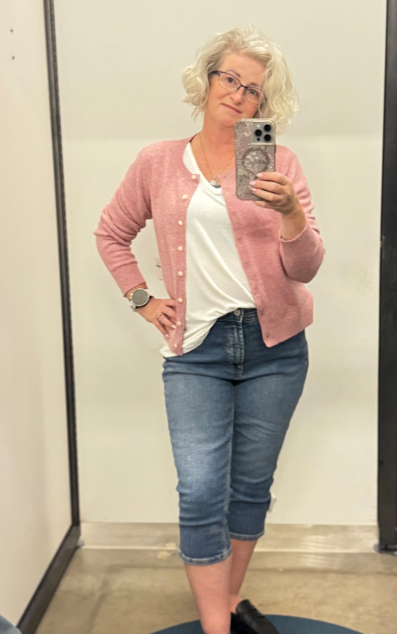 Charming and casual summer to fall outfit from Old Navy. The perfect white t-shirt, cropped sweater and capri jeans  

#LTKFindsUnder50 #LTKPetite #LTKOver40