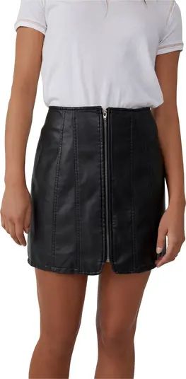 Layla Faux Leather Miniskirt | Nordstrom