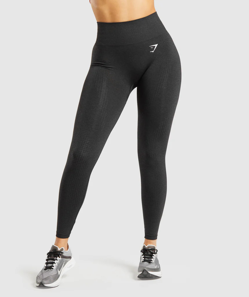Gymshark Vital Seamless Leggings - Black Marl | Gymshark (Global)