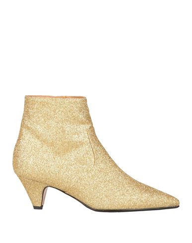 Anna F. Woman Ankle boots Gold Size 5 Leather | YOOX (US)