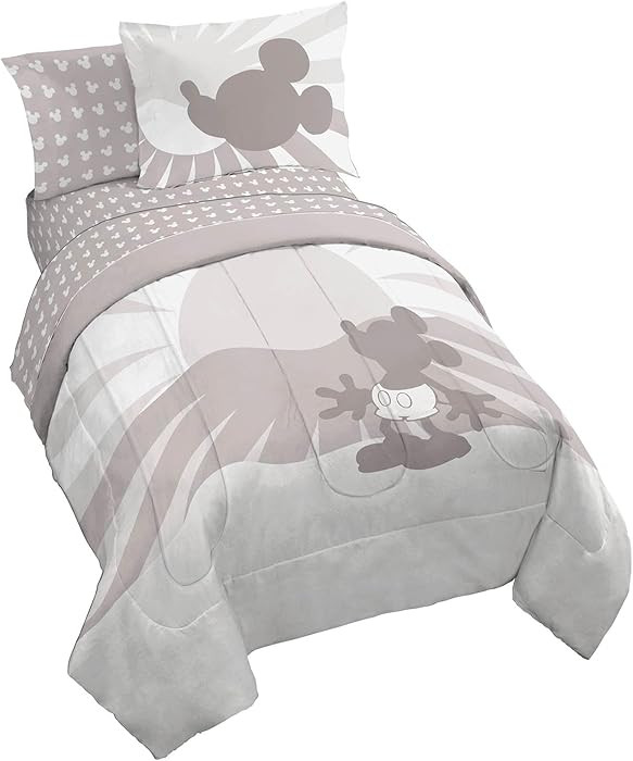 Jay Franco Disney Mickey Mouse Full Size Comforter Set - 7 Piece Bedding Includes Sheet Set & Pil... | Amazon (US)