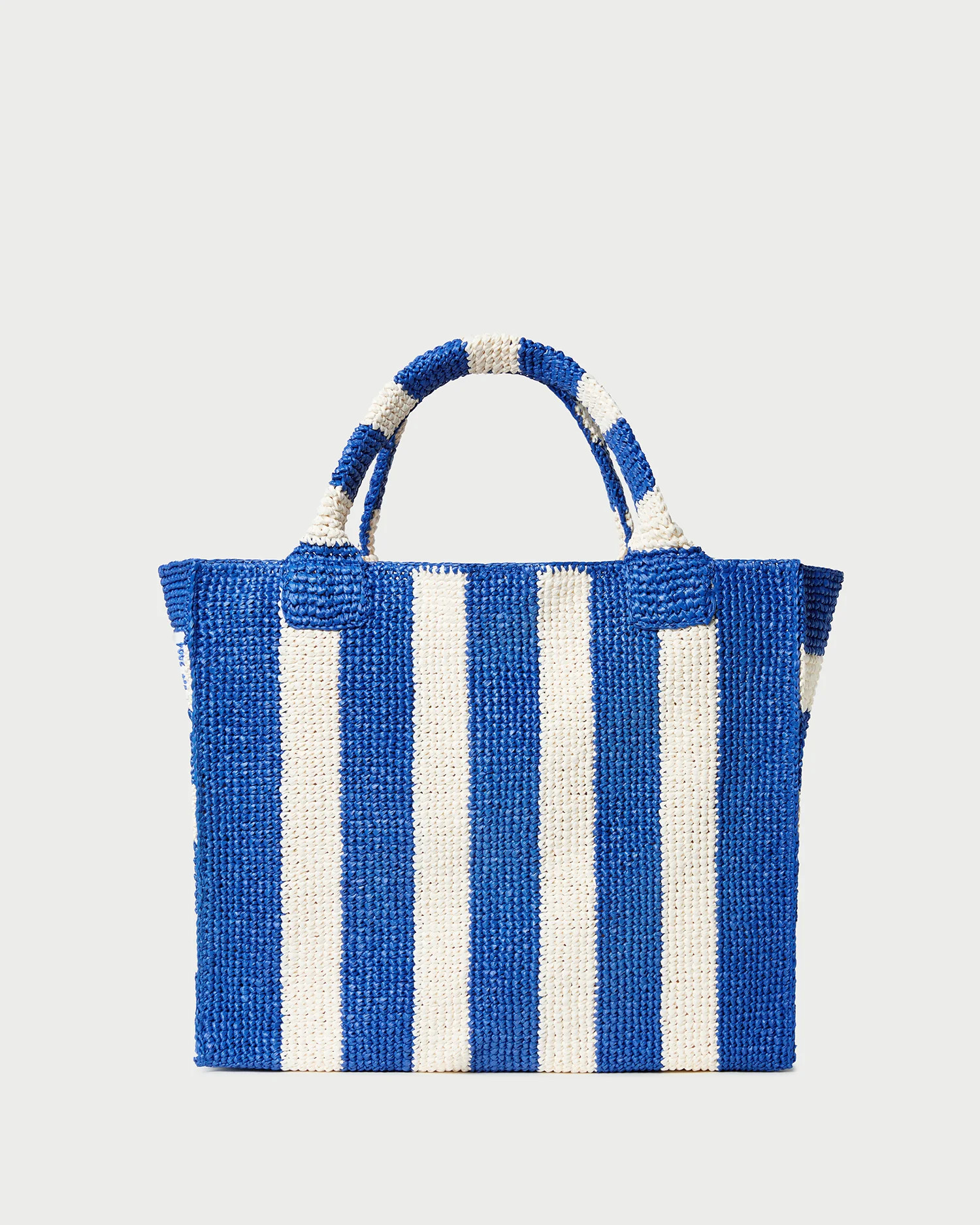 Sol Blue Striped Crochet Beach Tote | Loeffler Randall
