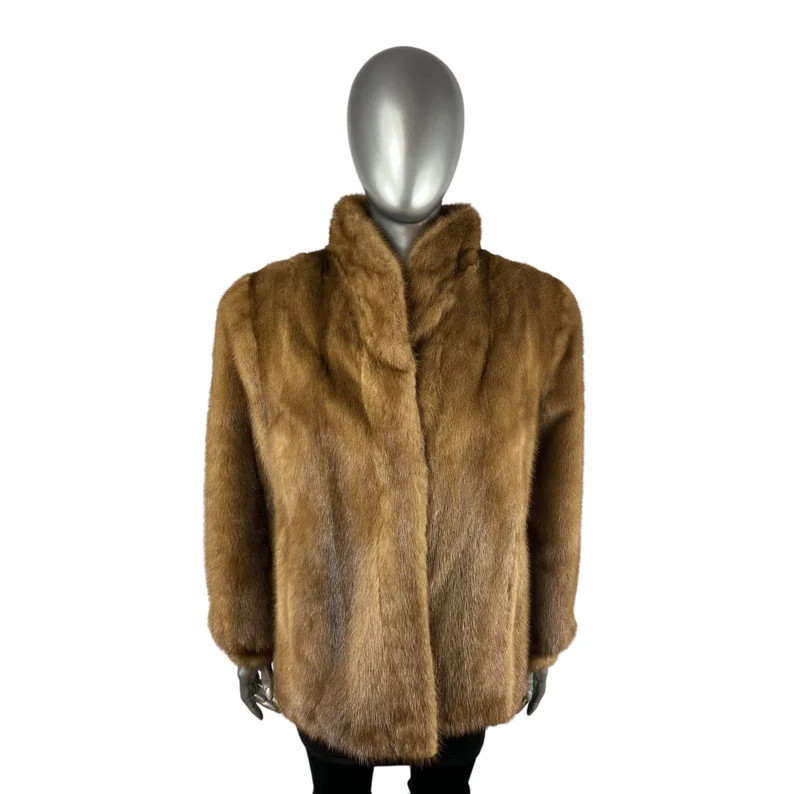 PASTEL MINK Jacket Size M/L Certified Vintage Fur W/storage - Etsy | Etsy (US)