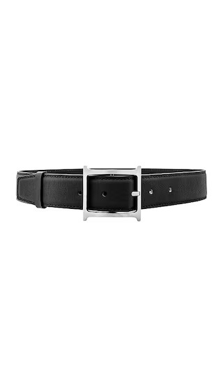 Logo Contrast Belt in Black | Revolve Clothing (Global)