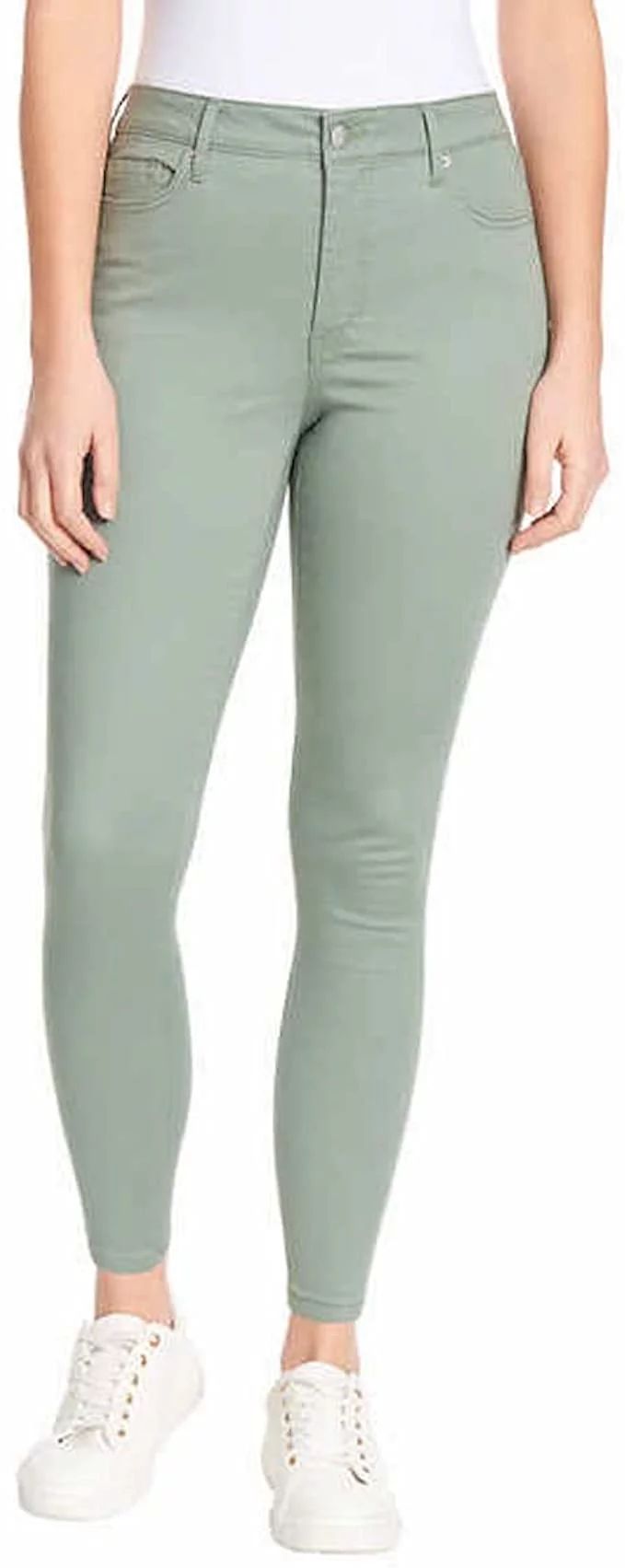 Jessica Simpson Women's High Rise Skinny Ankle Jean (Army Olive, 10) - Walmart.com | Walmart (US)