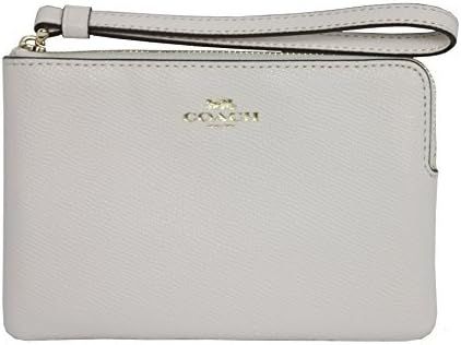 Coach Crossgrain Leather Corner Zip Wristlet | Amazon (US)