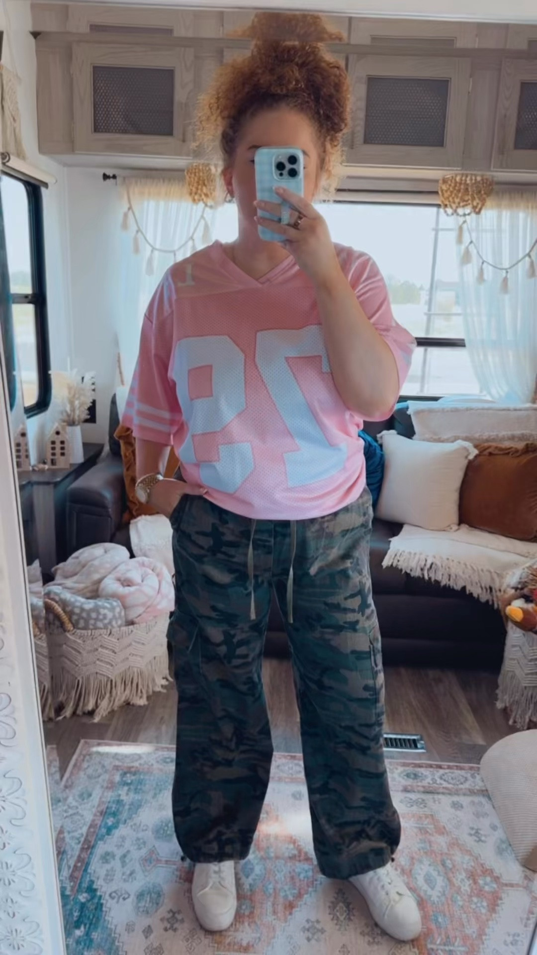 Pink + camo will forever have my heart 💕🩷 This look is giving major Y2K energy and I’m not mad about it. The fact that it’s an all Amazon look makes it even better ✨ Y2K outfit | Y2K fashion | Y2K inspired outfit | pink and camo outfit | pink camo outfit | camouflage cargo pants | camo cargo pants | cargo pants outfit | pink jersey | baby pink top | white platform sneakers | platform sneakers | casual outfit | trendy casual outfit | everyday outfit | street style | casual streetwear | 2000s fashion | nostalgic fashion | retro inspired outfit | dopamine dressing | cute casual outfit | affordable fashion | Amazon fashion | Amazon outfit | Amazon finds | head to toe Amazon | Amazon style | women’s fashion | outfit inspiration | trendy outfit | casual chic | everyday style

#LTKgrwm #LTKSaleAlert #LTKootd