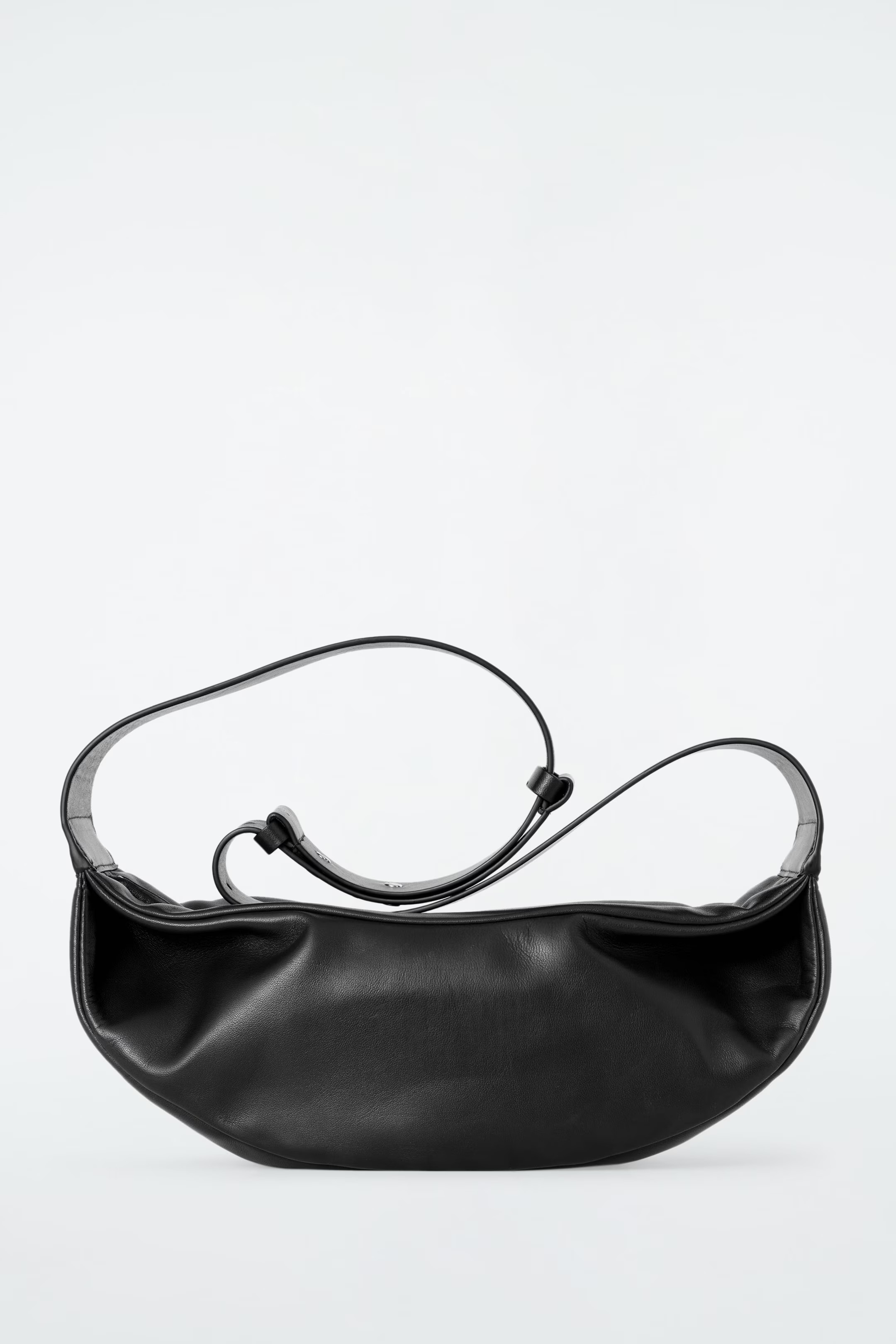 SWING CROSSBODY BAG - LEATHER - BLACK | COS | COS (EU)