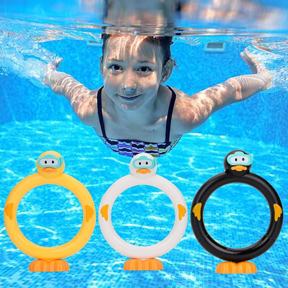 SASBSC Diving Rings Pool Diving Toys for Kids Ages 4-8 Swimming Pool Toys for Kids Ages 8-12 Summ... | Amazon (US)