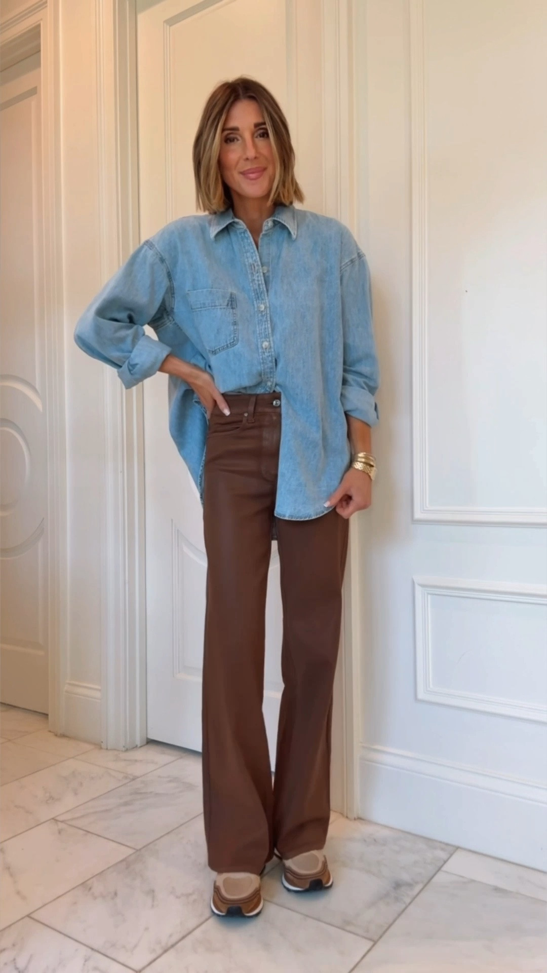 The jeans that fit everyone in a new coated wash for fall. Currently on sale! I'm 5'7 wearing g size 25 31" inseam

#LTKdayinmylife #LTKgrwm #LTKootd