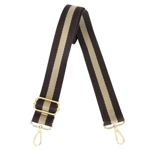 Lekesky Purse Strap Replacement Crossbody, Purse Strap for Women, Golden Buckle Adjustable Bag Straps Replacement(1.5 inch, Coffee & Earth) | Amazon (US)