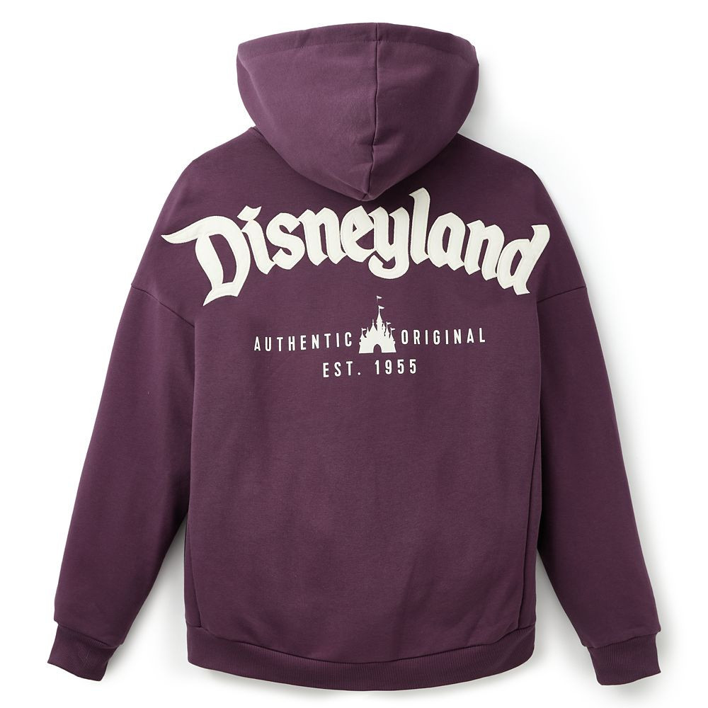 Disneyland Logo Zip Hoodie for Adults Purple | Disney Store