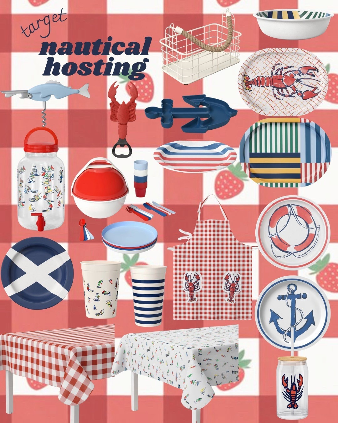 This nautical collection is so fun for outdoor hosting this summer! 

 #LTKSeasonal #LTKHome