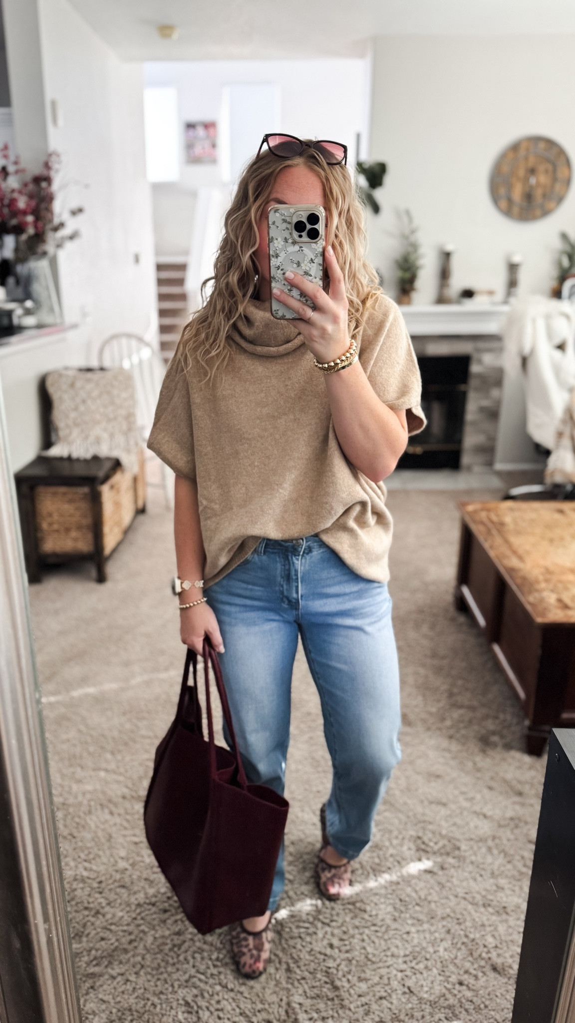 On sale — short sleeve sweater with light wash jeans, ballet flats, and burgundy tote bag





Amazon outfits, fall outfit inspo, outfit ideas, casual outfits amazon, amazon outfits every day, outfit ideas 2026, fall outfits, fall outfits Amazon, midsize fall outfit inspo, petite outfits for fall, Amazon fall fashion, casual fall style, trending fall fashion, September outfit ideas, autumn outfits

#LTKSaleAlert #LTKPetite