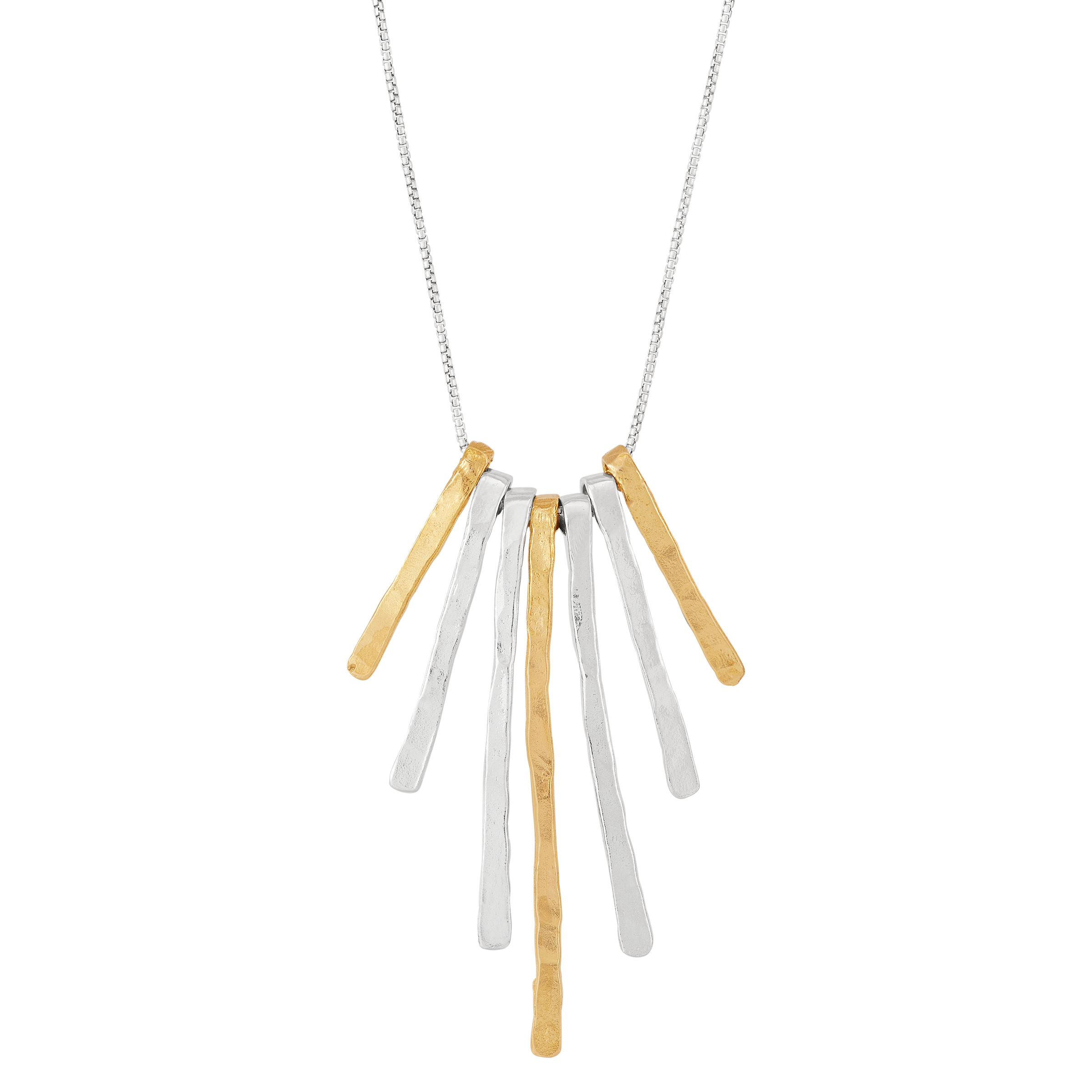 Golden Whisper Pendant Necklace, Two-Tone | Silpada