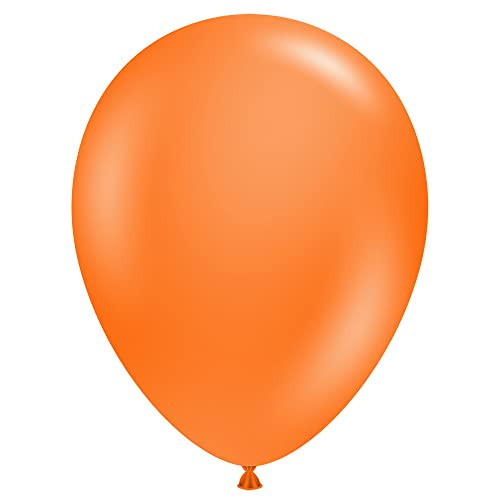Maple City Rubber 100 Count Orange Tuftex Balloon, 11", Orange | Amazon (US)