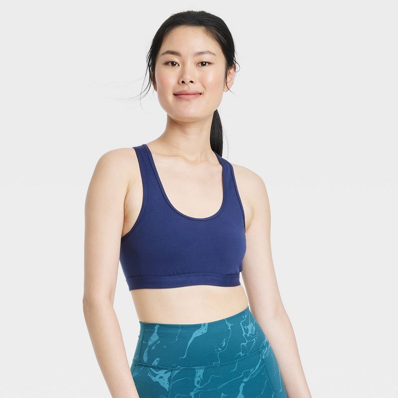 Women's Light Support Simplicity Mesh Sports Bra - All in Motion™ | Target