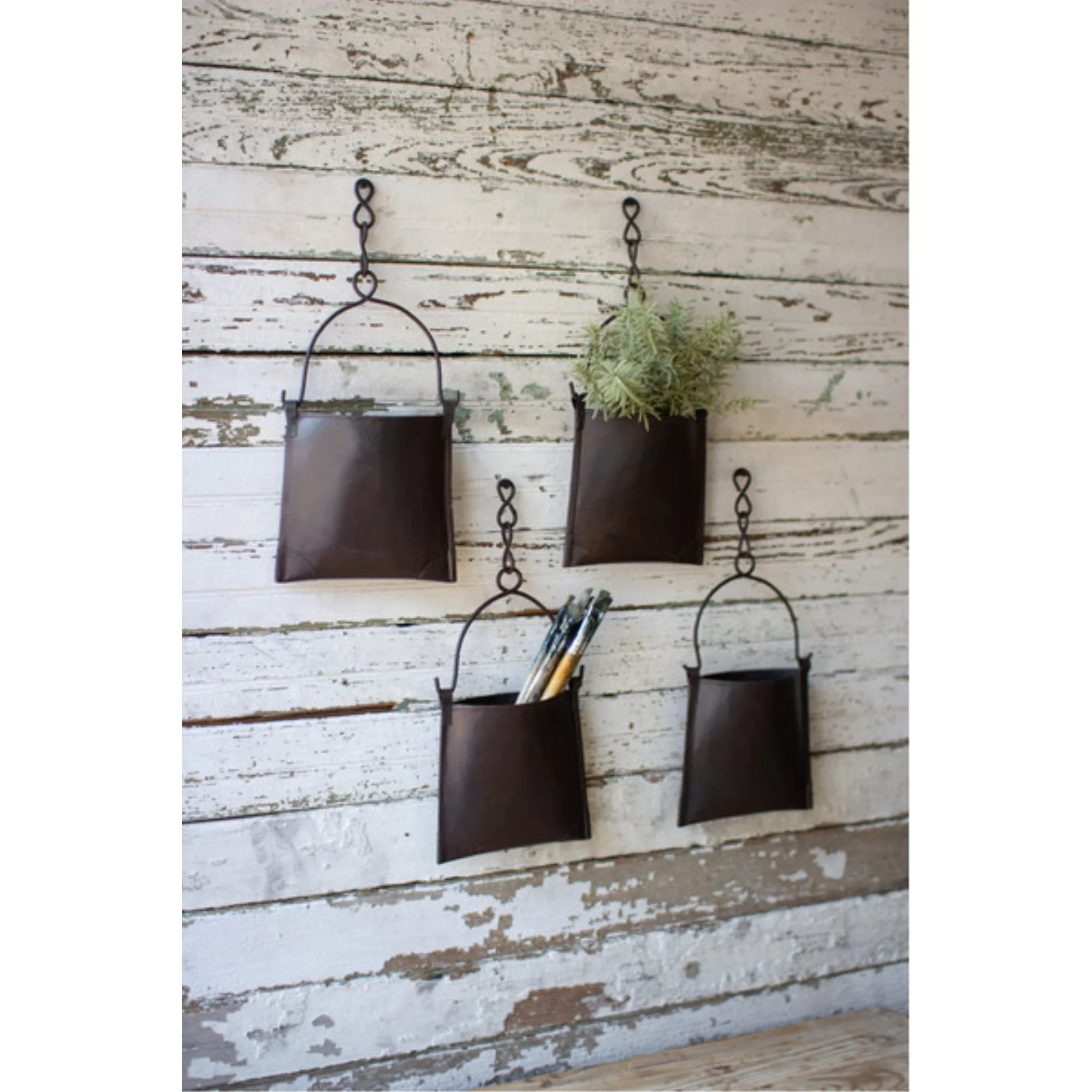HANGING IRON POCKET BUCKET WITH CHAIN | Walmart (US)
