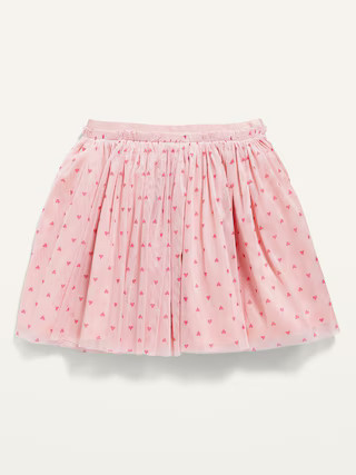 Valentine Heart-Print Tulle Tutu Skirt for Toddler Girls | Old Navy (US)