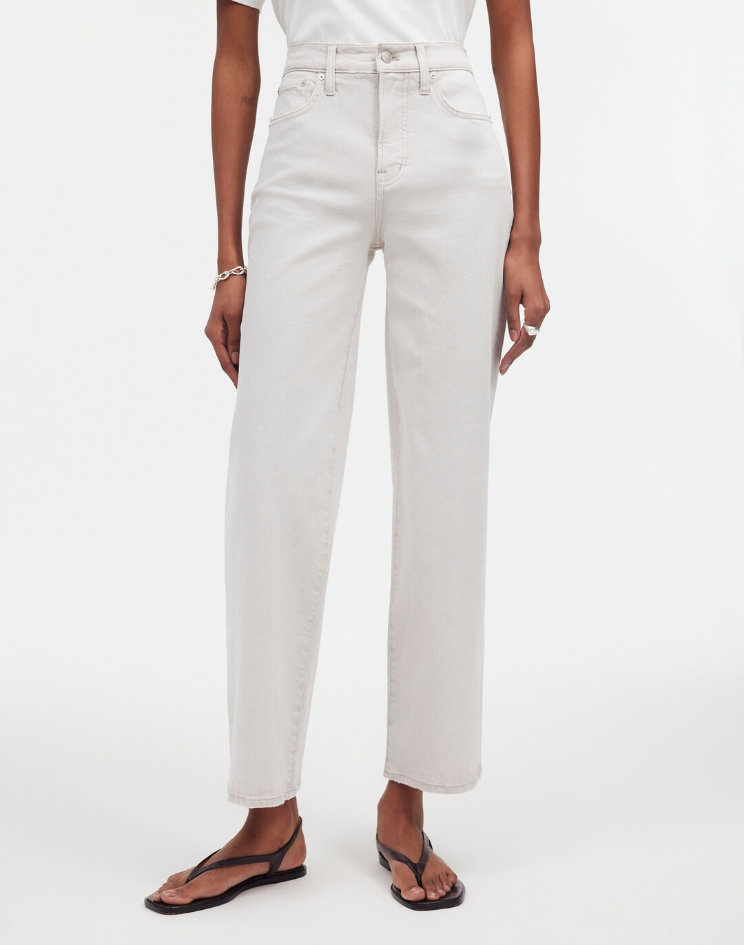 The Perfect Vintage Wide-Leg Crop Jean in Stone Wash | Madewell